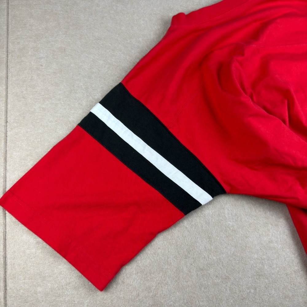 Vintage Cincinnati Reds MLB Lee Sport V-Neck Jersey T-Shirt M Red‎ Mens - Picture 6 of 10